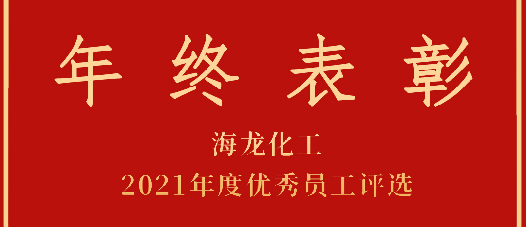 <strong>表彰！海龍化工2021年度優(yōu)秀員工優(yōu)秀部門評選</strong>